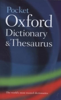 Image of Pocket Oxford Dictionary and Thesaurus by Oxford Dictionaries Hardback