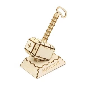Image of Thor Mjolnir (Marvel Comics) IncrediBuilds 3D Wood Model Kit
