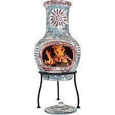 Image of La Hacienda Mo Clay Chimenea Swirl Small
