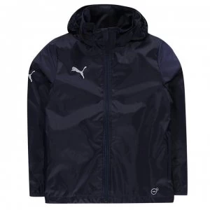 Image of Puma Essentials Core Rain Jacket Junior Boys - Navy