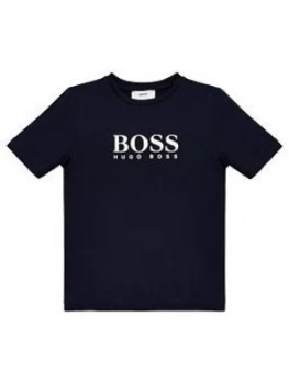 Image of Hugo Boss Classic Short Sleeve T-Shirt Navy Size 16 Years Boys