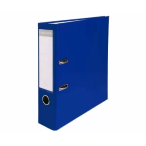 Image of Exacompta Lever Arch File A4 S80mm 2 Rings, Card/PP, Blue, Pack of 20