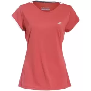 image of Babolat Performance Cap Sleeve Top - Red