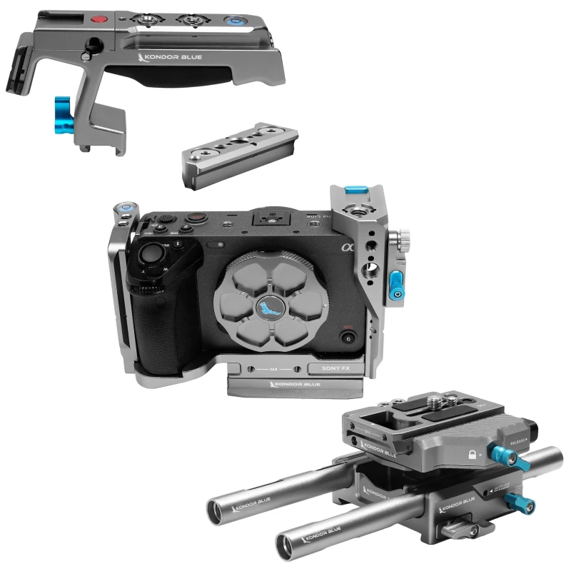 Image of Kondor Blue Sony FX3/FX30 Base Rig MKII Space Grey