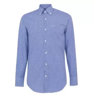 image of Paul And Shark Gingham Shirt - Blue