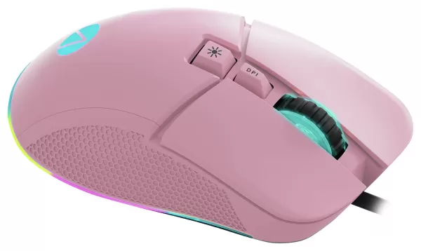 image of STEALTH Light-Up USB Gaming Mouse - Blush