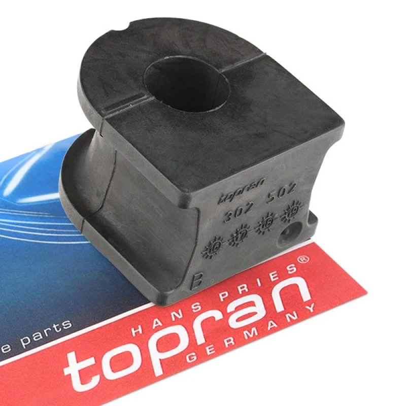 Image of TOPRAN 302 502 Stabilizer Bushes Front Axle Right, Rubber Mount Anti-roll Bar Bush Kit (1334)