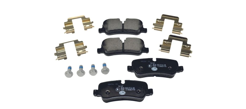 Image of HELLA Brake pad set HELLA 8DB 355 016-181