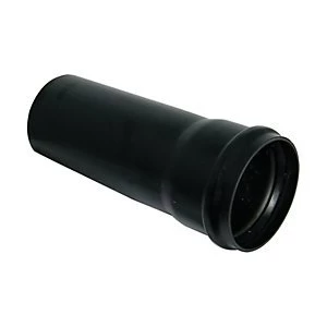 Image of FloPlast SP3B Soil Pipe Single Socket 3m - Black 110mm