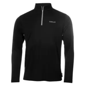 Image of DKNY Golf Kensington Quarter Zip Top Mens - Black