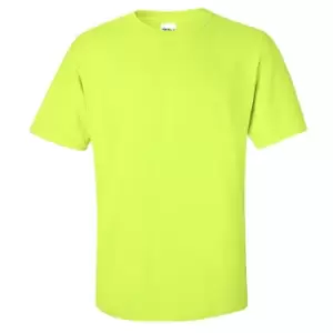 Gildan Mens Ultra Cotton Short Sleeve T-Shirt (M) (New Safety Green)