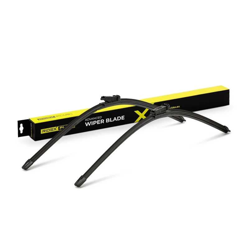 Image of RIDEX PLUS 298W0293P Wiper blade Front, Pinch tab, Flat wiper blade, 680mm Wiper Blade (298)