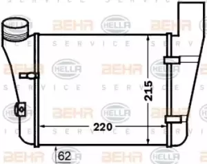 Image of Air Conditioning Heat Exchanger 8ML376776-081 by BEHR