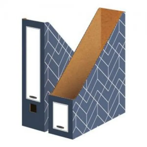 Image of Bankers Box Decor Magazine File - Urban Slate Blue Pack of 5 33629J GJQ33629J