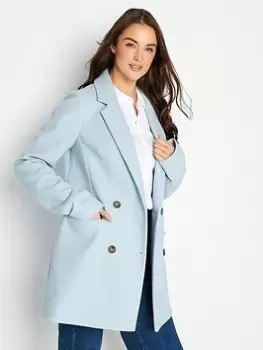 Long Tall Sally Cosy Jacket - Pale Blue Size 10, Women