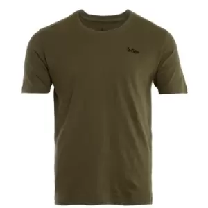 Image of Lee Cooper Round Neck T Shirt Mens - Green