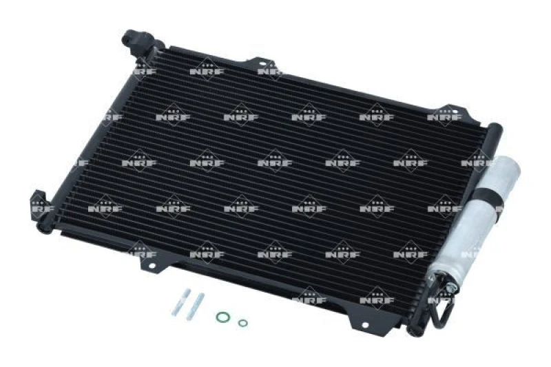 Image of NRF 35907 Condenser EASY FIT, with seal ring, with nitrogen filling Aluminium Condenser,air conditioning (448)