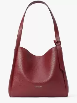 image of Kate Spade Knott Large Shoulder Bag, Autumnal Red, One Size