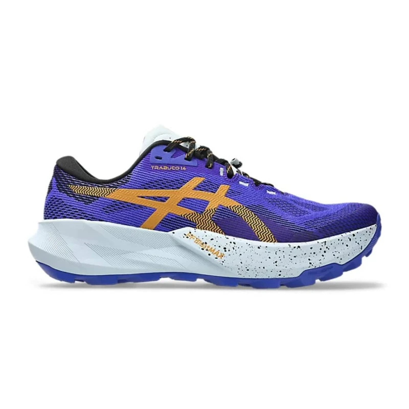 Image of Asics Trabuco 14 Purple Orange SS26 Shoes, Size 44,5 - EUR