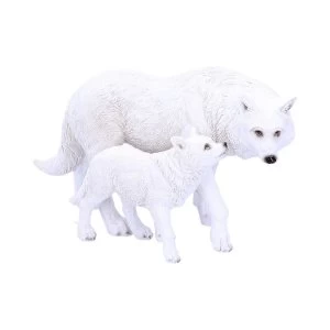 image of Winter Offspring Wolf Ornament