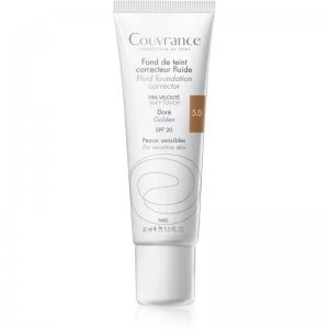 Avene Couvrance Fluid Coverage Foundation SPF 20 Shade 5.0 Golden 30ml