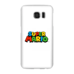 image of Nintendo Super Mario Colour Logo Phone Case - Samsung S6 - Snap Case - Gloss