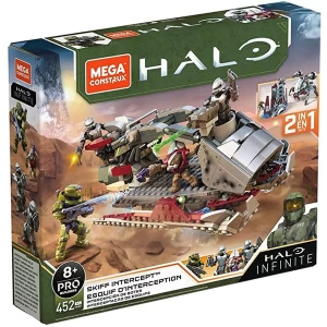 image of Skiff Intercept (Halo Infinite) Mega Construx Playset