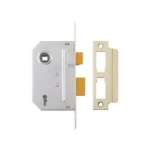 image of Yale Locks PM320 3 Lever Mortice Sashlock Polished Brass 79mm 3in