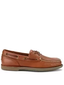 Image of Rockport Perth Boat Shoe, Brown, Size 10, Men