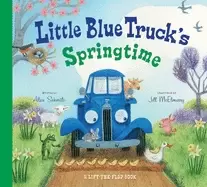 Image of little blue trucks springtime