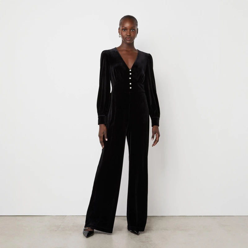 Image of Finery Womens Posie Jumpsuit BLACK female 10 (S)