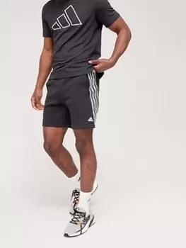 image of adidas Future Icons 3 Stripe Shorts - Black, Size 2XL, Men