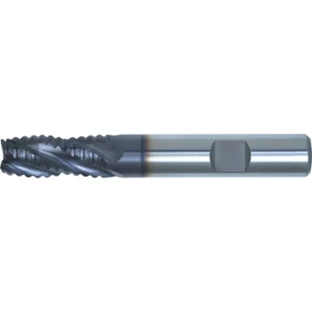 Image of 16.0 Weldon Standard Coarse Rough End Mill - TiAlN