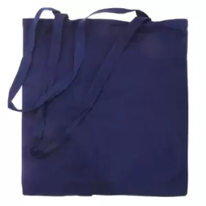 image of Shugon Guildford Cotton Shopper/Tote Shoulder Bag - 15 Litres (One Size) (Navy Blue)