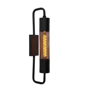 image of Calixt Modern Wall Light - 1xE27 - Black