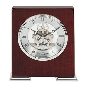 Image of Skeleton Movement Piano Wood Mantel Clock