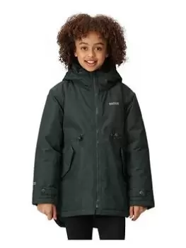 Image of Regatta Girls Violane Waterproof Jacket - Khaki, Size 11-12 Years, Women