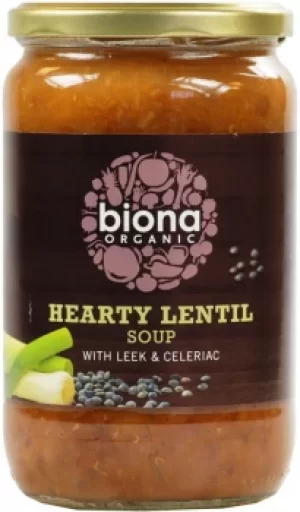 image of Biona Organic Hearty Lentil Soup 680g