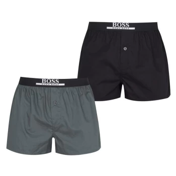Image of Hugo Boss 2 Pack Boxer Shorts Dark Green Size L Men