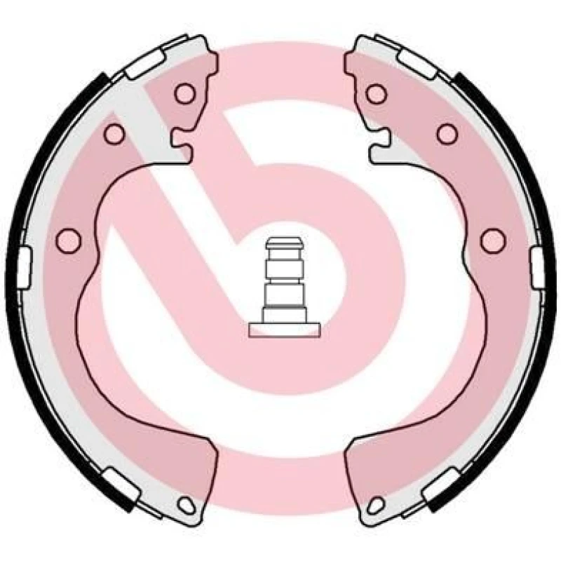Image of BREMBO Brake Shoe Set BREMBO S 49 525