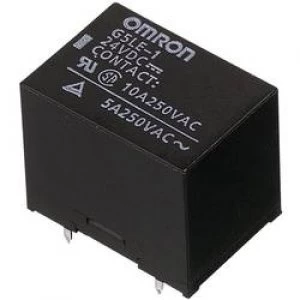 Image of PCB relays 5 Vdc 8 A 1 change over Omron G5LE 1 VD