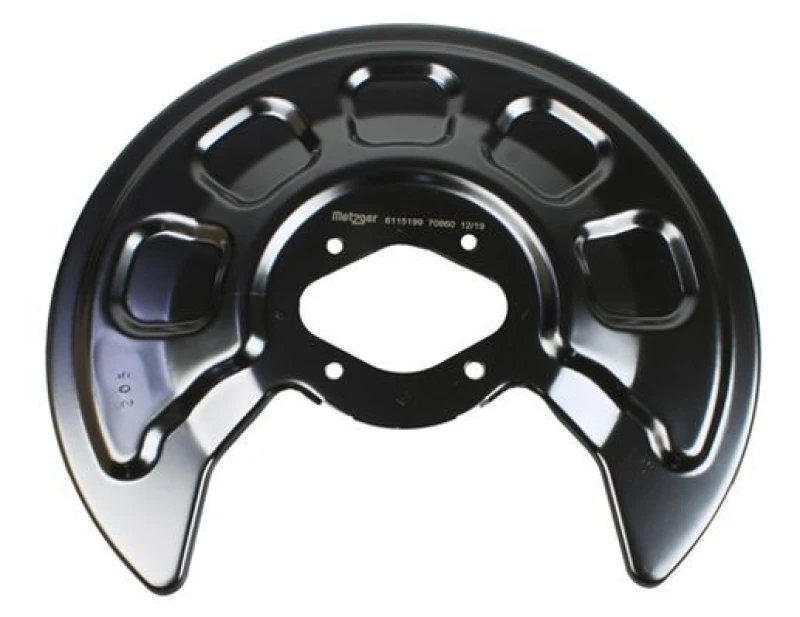 Image of Brake disc backing plate METZGER 6115199