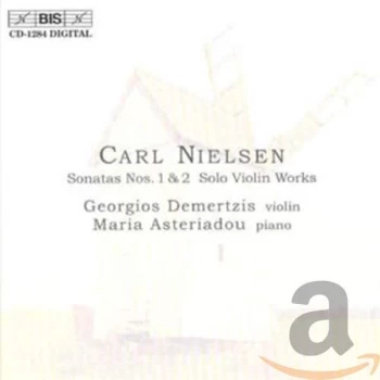 image of Carl Nielsen - Sonatas Nos. 1 and 2 (Demertzis, Asteriadou) CD