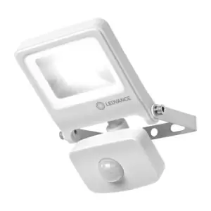 Image of Ledvance Endura 10W Warm White LED Floodlight with PIR Sensor - White
