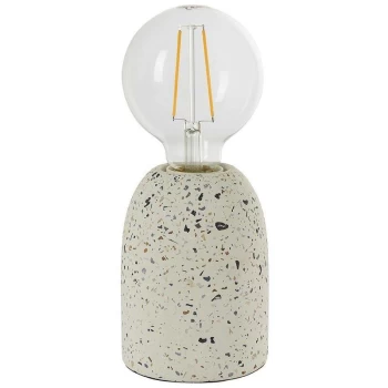 image of Endon Terrazzo - 1 Light Table Light White Terrazzo (Base only), E27