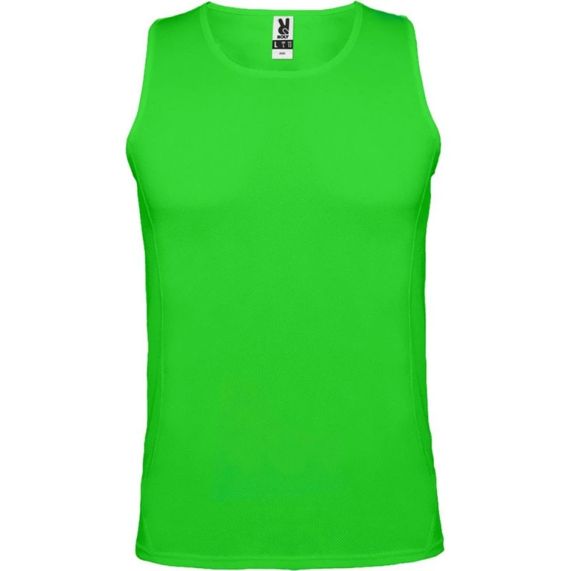 Image of ROLY ROLY Men Andre Sports Vest Top in Lime Size: Medium Lime M Male 5063574006873