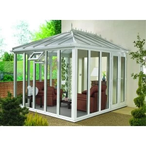 Image of Wickes Edwardian Full Glass Conservatory - 8 x 8 ft