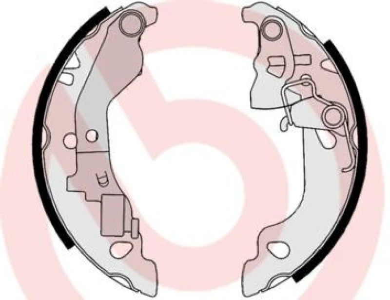 Image of BREMBO Brake Shoe Set BREMBO S 23 520
