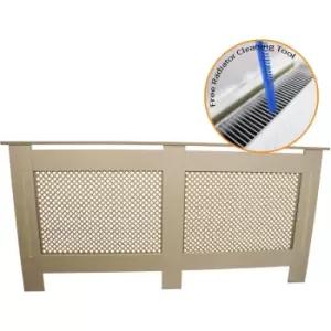 Image of Monstershop - Radiator Cover mdf Unfinished 1720mm - Brown