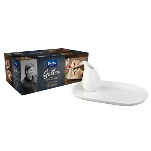 Image of James Martin Gastro Two 2 Piece Dessert PlateJug Set